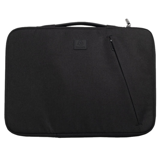 Exacompta Notebookhülle Sleeve 37 x 28 x 2,5 cm (B x H x T) Minifronttasche mit Reißverschluss Polyester, 100 % recycelt business schwarz