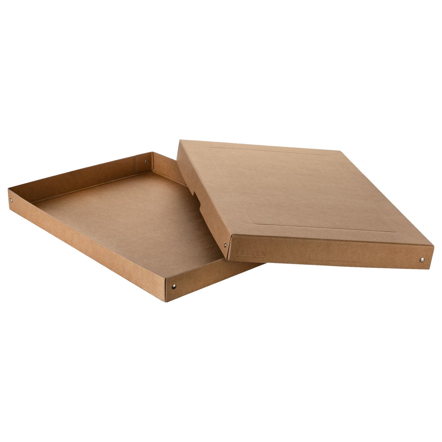 Falken Aufbewahrungsbox PureBox Nature 32 x 4 x 44 cm (B x H x T) DIN A3 Pappe natronbraun
