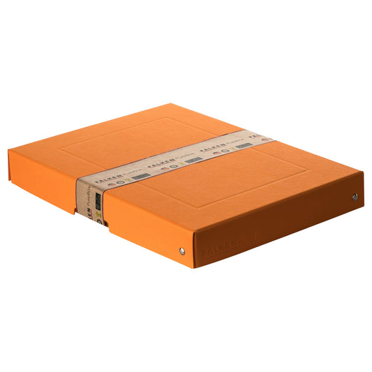 Falken Aufbewahrungsbox PureBox Pastell 24 x 4 x 32 cm (B x H x T) DIN A4 Pappe pastellorange