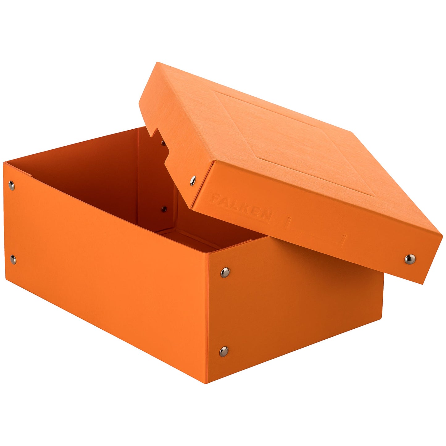 Falken Aufbewahrungsbox PureBox Pastell 18 x 10 x 25 cm (B x H x T) DIN A5 Pappe pastellorange