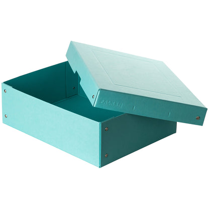 Falken Aufbewahrungsbox PureBox Pastell 24 x 10 x 32 cm (B x H x T) DIN A4 Pappe pastellazurblau