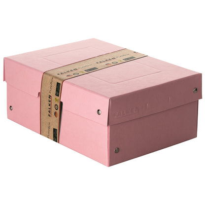 Falken Aufbewahrungsbox PureBox Pastell 18 x 10 x 25 cm (B x H x T) DIN A5 Pappe pastellpink
