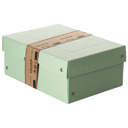 Falken Aufbewahrungsbox PureBox Pastell 18 x 10 x 25 cm (B x H x T) DIN A5 Pappe pastellgrün