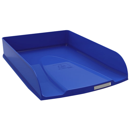 Exacompta Briefablage Neo Deco DIN A4, Überbreite Polystyrol Farbe: blau
