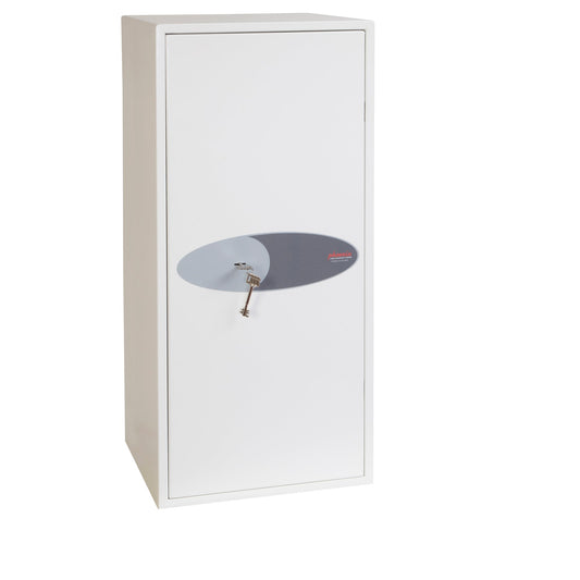 Phoenix Schlüsseltresor Fortess 45 x 100 x 24,5 cm (B x H x T) Stahl signalweiß