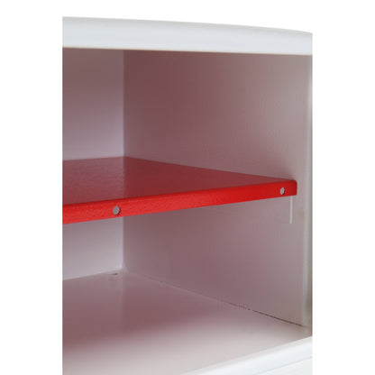 Phoenix Tresor Venus 39 x 24,5 x 30 cm (B x H x T) Stahl weiß