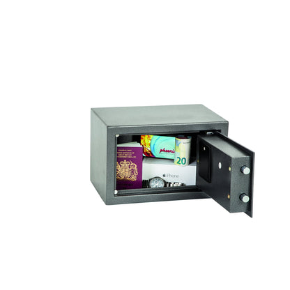 Phoenix Tresor Vela Home & Office 30,5 x 19,5 x 16 cm (B x H x T) Stahl graphitgrau metallic
