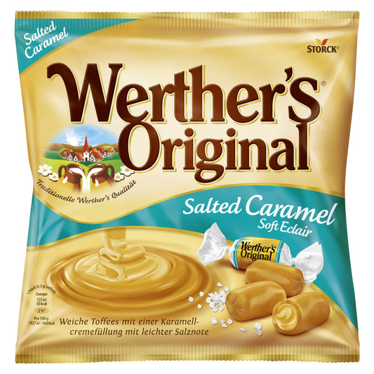 Werther's Original Bonbons Salted Caramel 180 g/Pack.