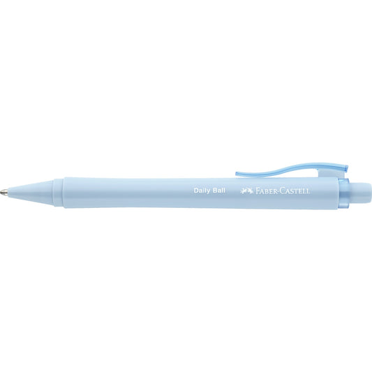 Faber-Castell Kugelschreiber Daily Ball 0,6mm XB blau dokumentenecht Schaftfarbe: sky blue