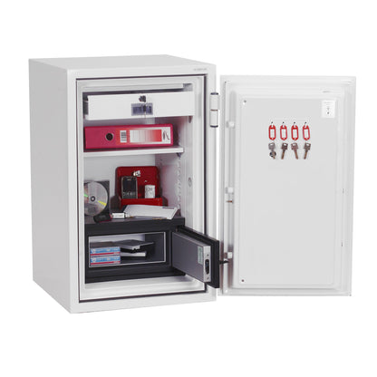 Phoenix Tresor Data Combi 38 x 67 x 33 cm (B x H x T) Stahl weiß