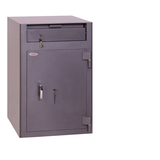 Phoenix Tresor Cashier Deposit 49,5 x 70,8 x 45 cm (B x H x T) Stahl graphitgrau
