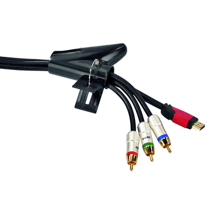 Hama Kabelschlauch universal 7,5-30 mm x 2,5 m (Ø x L) inkl. Einziehilfe Polyethylen schwarz