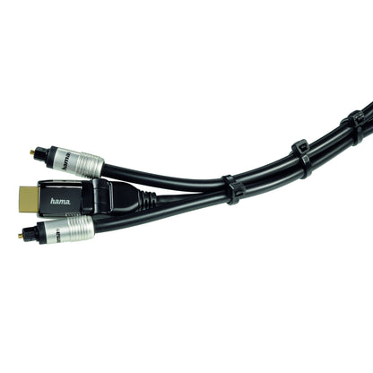 Hama Kabelbinder Kunststoff schwarz 50 St./Pack.