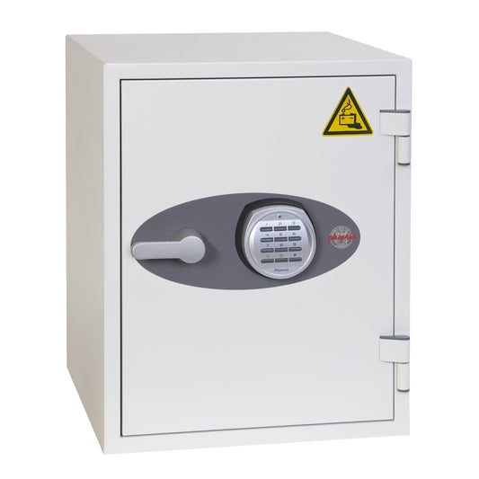 Phoenix Tresor Battery Titan 30 x 41 x 30 cm (B x H x T) Stahl weiß