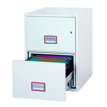Phoenix Hängeregistraturschrank World Class Vertical Fire File 53 x 72 x 67,5 cm (B x H xT) Stahl weiß