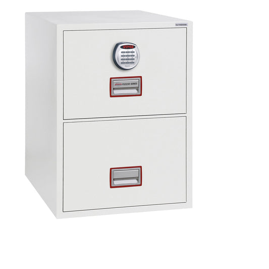 Phoenix Hängeregistraturschrank World Class Vertical Fire File 53 x 72 x 67,5 cm (B x H xT) Stahl weiß