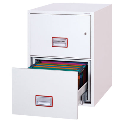 Phoenix Hängeregistraturschrank World Class Vertical Fire File 57 x 76,5 x 70 cm (B x H x T) Stahl weiß