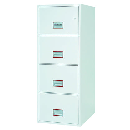 Phoenix Hängeregistraturschrank World Class Vertical Fire File 57 x 145 x 70 cm (B x H x T) Stahl weiß