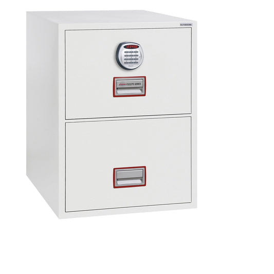 Phoenix Hängeregistraturschrank World Class Vertical Fire File 57 x 76,5 x 70 cm (B x H x T) Stahl weiß