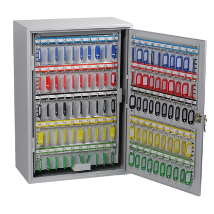 Phoenix Schlüsselschrank 38 x 55 x 20,5 cm (B x H x T) Stahl, pulverbeschichtet hellgrau