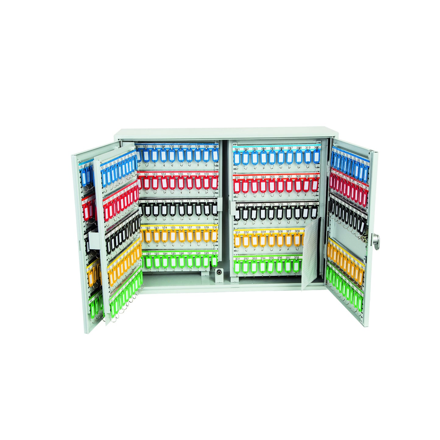 Phoenix Schlüsselschrank 73 x 55 x 20,5 cm (B x H x T) Stahl, pulverbeschichtet hellgrau