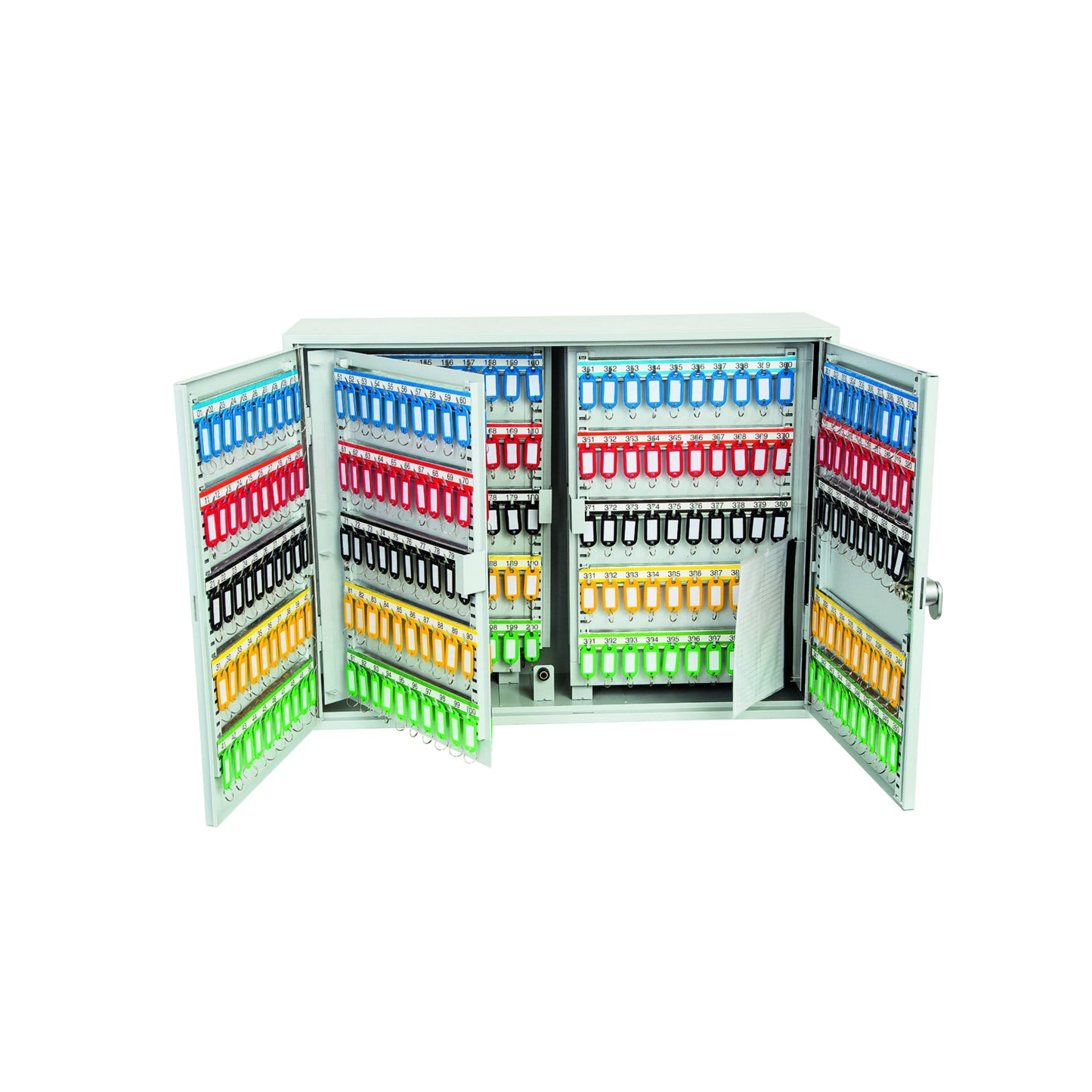 Phoenix Schlüsselschrank 73 x 55 x 20,5 cm (B x H x T) Stahl, pulverbeschichtet hellgrau