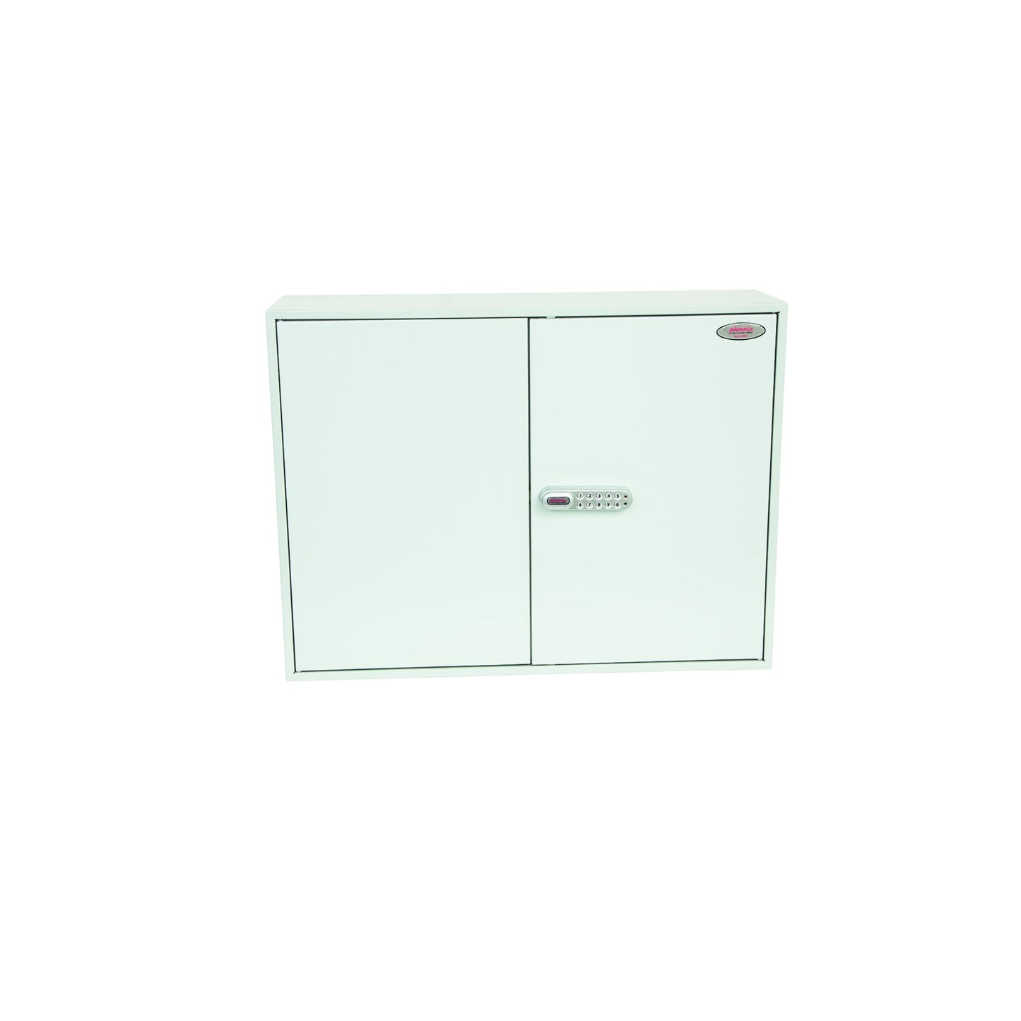 Phoenix Schlüsselschrank 73 x 55 x 20,5 cm (B x H x T) Stahl, pulverbeschichtet hellgrau
