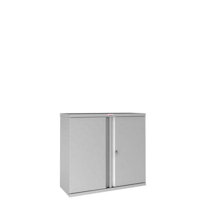 Phoenix Flügeltürenschrank 915 x 830 x 370 mm (B x H x T) 1 Fachboden Stahl, pulverbeschichtet Farbe der Front: grau Farbe des Korpus: grau