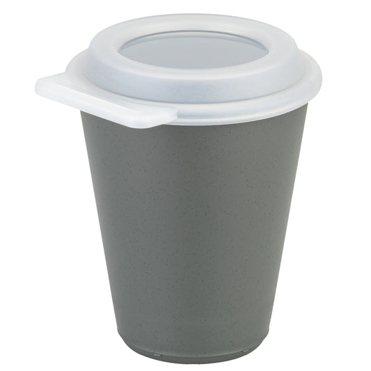 Koziol Trinkbecher MOVE CUP Mehrweg 300ml TPE Kunststoff nature ash grey