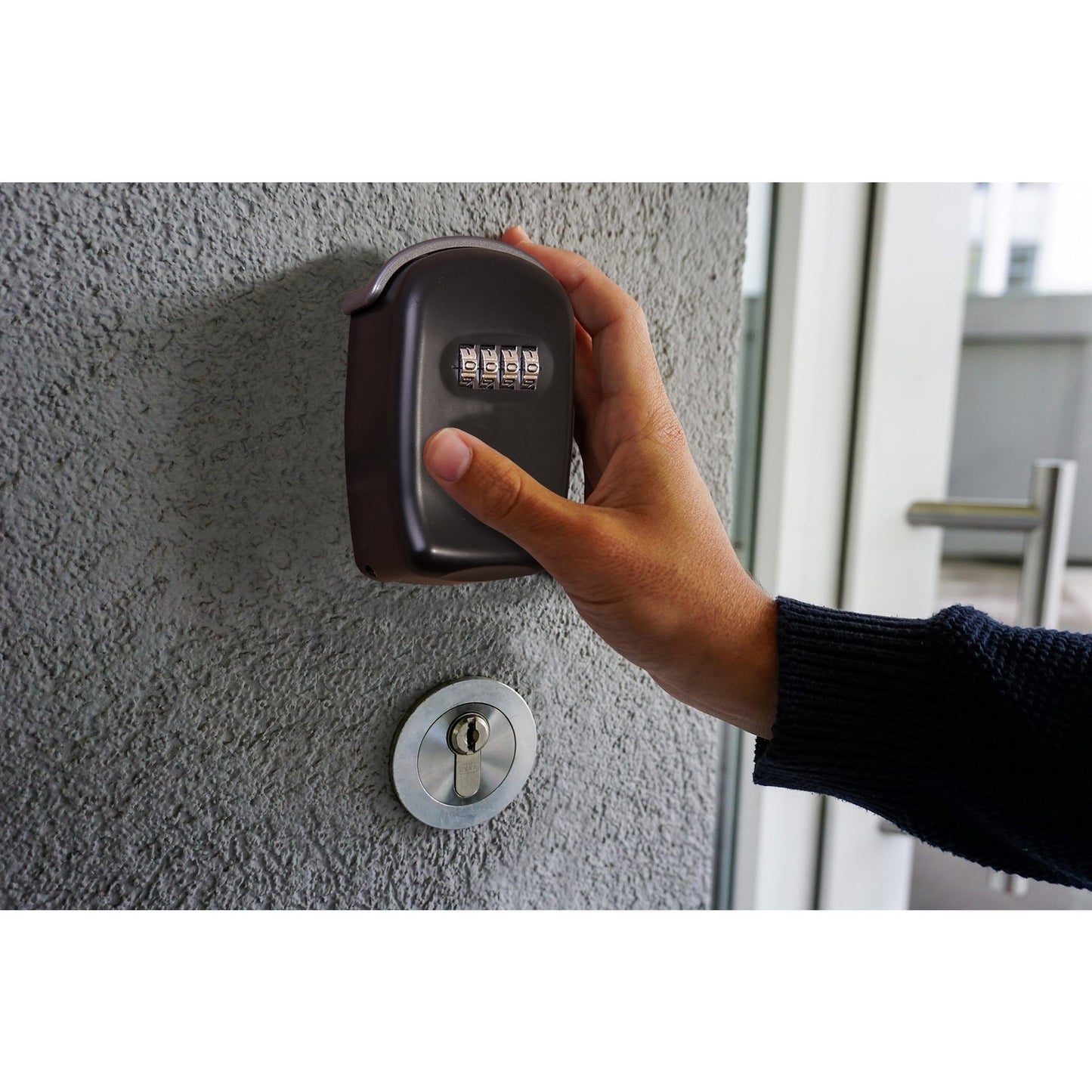 Phoenix Schlüsselbox Key Store 65 x 10 x 35 cm (B x H x T) 1 Haken Stahl schwarz