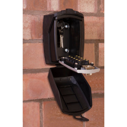 Phoenix Schlüsselbox Key Store 9,5 x 14 x 7 cm (B x H x T) 1 Haken Stahl schwarz/silber