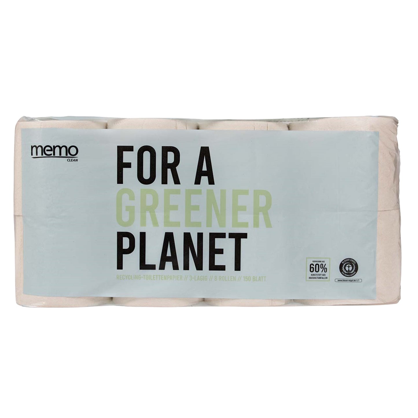 memo Toilettenpapier 3-lagig weiß 150 Bl./Rl. 7 x 8 Rl./Pack.