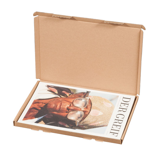 smartboxpro Versandkarton Innenmaße: 21,5 x 1,5 x 15,5 cm (B x H x T) Außenmaße: 23,5 x 2 x 16 cm (B x H x T) Wellpappe 1-wellig braun