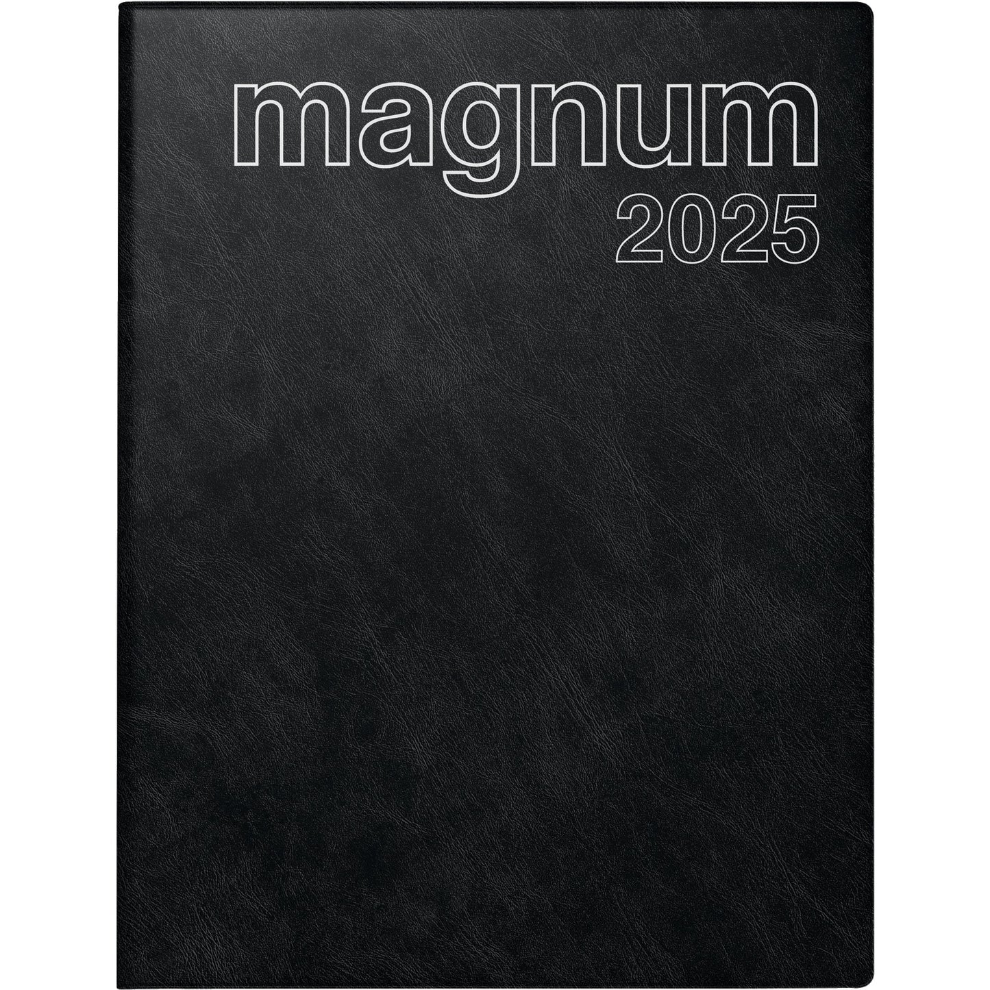 rido/idé Buchkalender magnum 2025 18,3 x 24 cm (B x H) 1 Woche/2 Seiten Schaumfolie schwarz