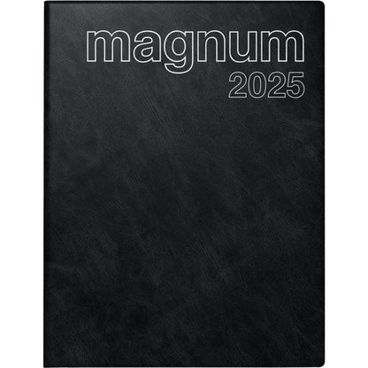 rido/idé Buchkalender magnum 2025 18,3 x 24 cm (B x H) 1 Woche/2 Seiten Schaumfolie schwarz