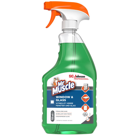 Mr Muscle Glasreiniger Kräuter 2,8 Kunststoff, 100 % recycelt 0,75l