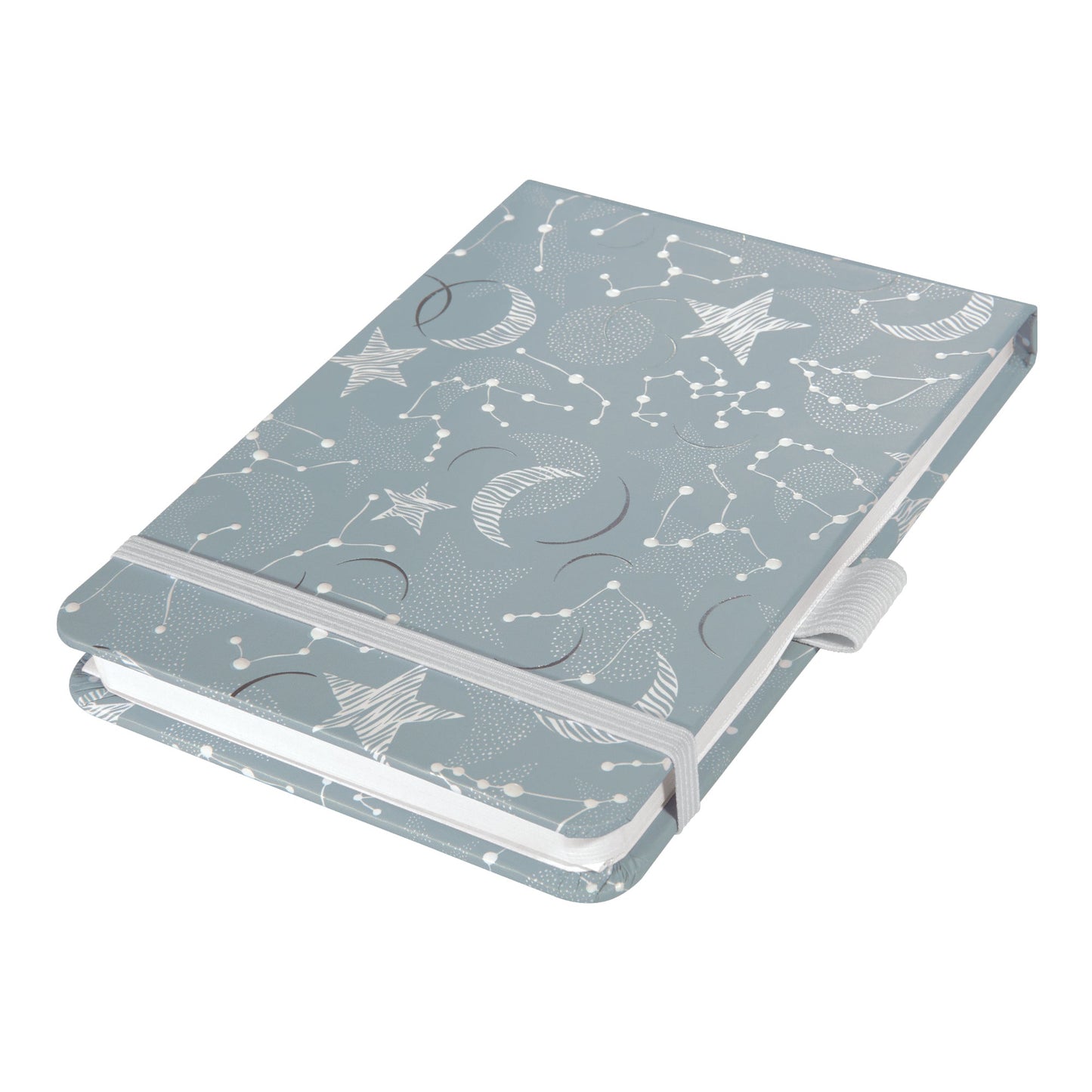 SIGEL Notizbuch Jolie DIN A6+ punktkariert (dotted) grau/weiß 79 Bl.