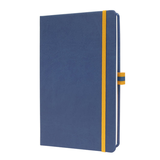 SIGEL Notizbuch linescape ca. DIN A5 kariert blau 88 Bl.