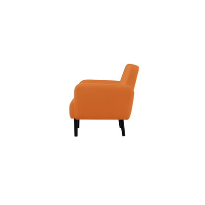 Paperflow Sofa easyChair LISBOA 176 x 83 x 81,5 cm (B x H x T) Kunstleder (79 % PVC, 21 % PES) orange