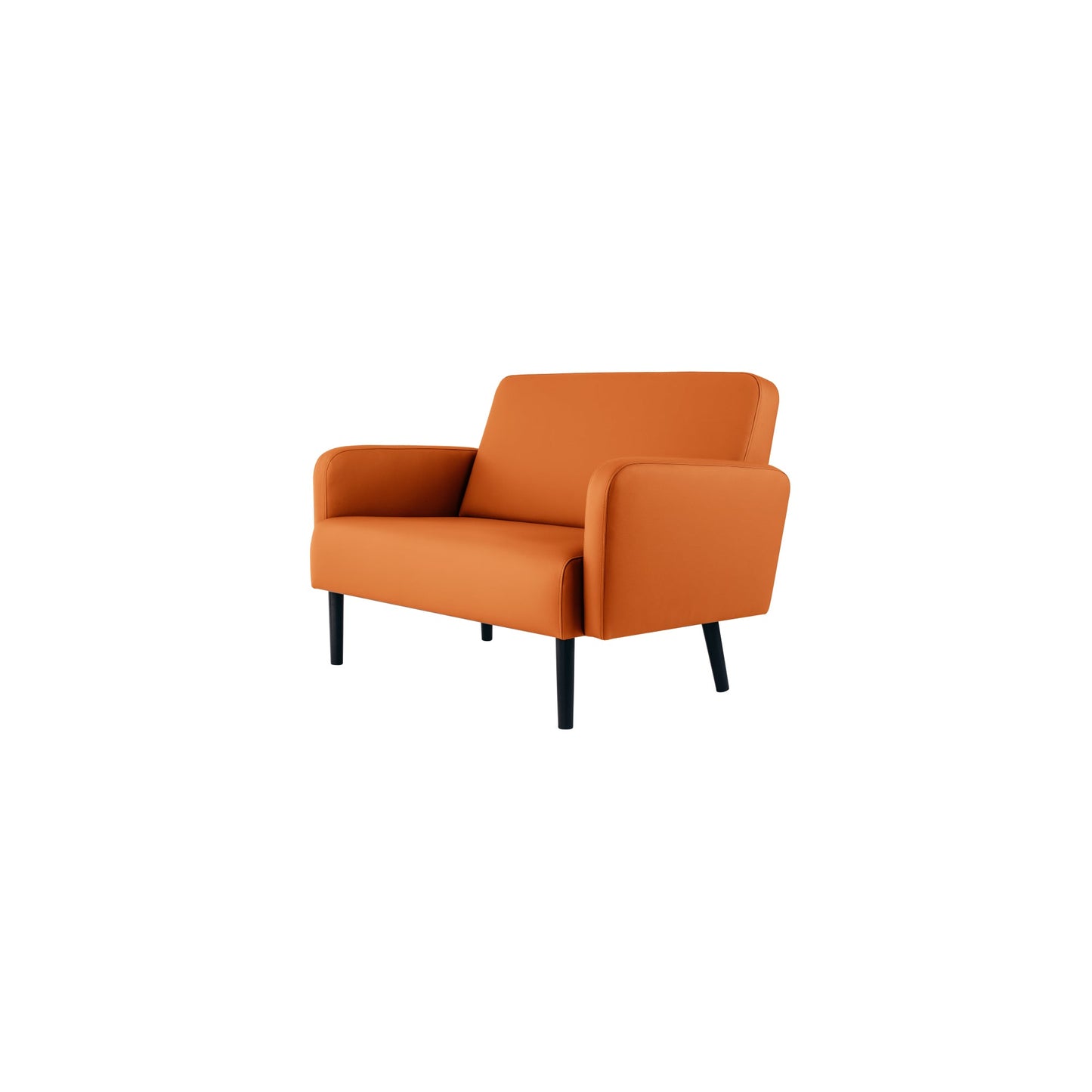 Paperflow Sofa easyChair LISBOA 176 x 83 x 81,5 cm (B x H x T) Kunstleder (79 % PVC, 21 % PES) orange