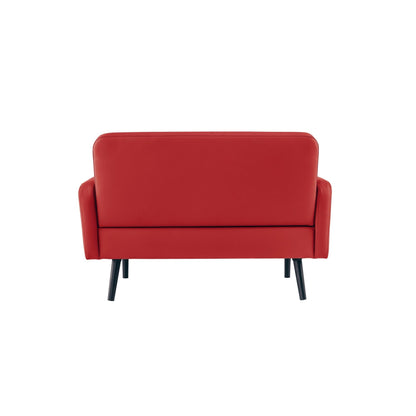 Paperflow Sofa easyChair LISBOA 176 x 83 x 81,5 cm (B x H x T) Kunstleder (79 % PVC, 21 % PES) rot