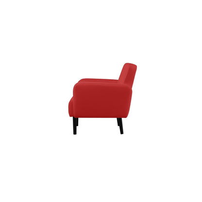 Paperflow Sofa easyChair LISBOA 176 x 83 x 81,5 cm (B x H x T) Kunstleder (79 % PVC, 21 % PES) rot