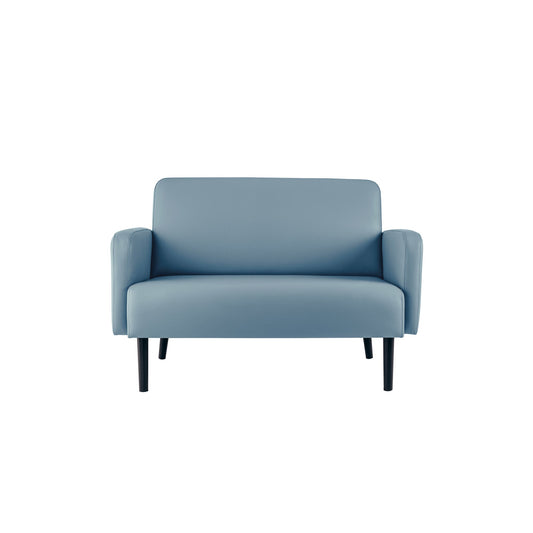 Paperflow Sofa easyChair LISBOA 124 x 83 x 81,5 cm (B x H x T) Kunstleder (79 % PVC, 21 % PES) blau
