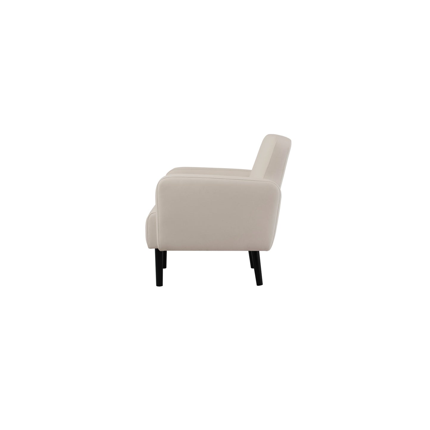 Paperflow Sofa easyChair LISBOA 124 x 83 x 81,5 cm (B x H x T) Kunstleder (79 % PVC, 21 % PES) weiß