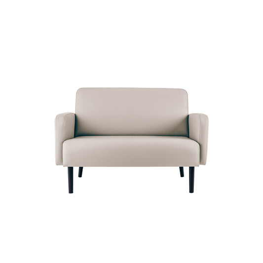 Paperflow Sofa easyChair LISBOA 124 x 83 x 81,5 cm (B x H x T) Kunstleder (79 % PVC, 21 % PES) weiß