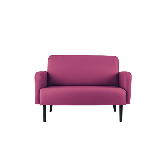 Paperflow Sofa easyChair LISBOA 124 x 83 x 81,5 cm (B x H x T) Kunstleder (79 % PVC, 21 % PES) lila