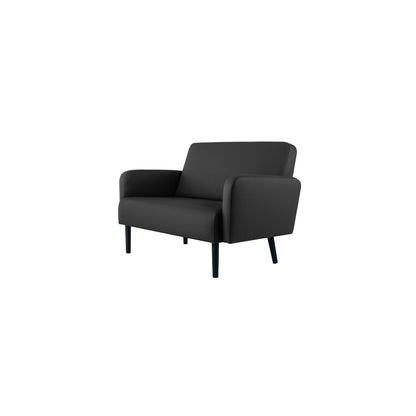 Paperflow Sofa easyChair LISBOA 176 x 83 x 81,5 cm (B x H x T) Kunstleder (79 % PVC, 21 % PES) schwarz
