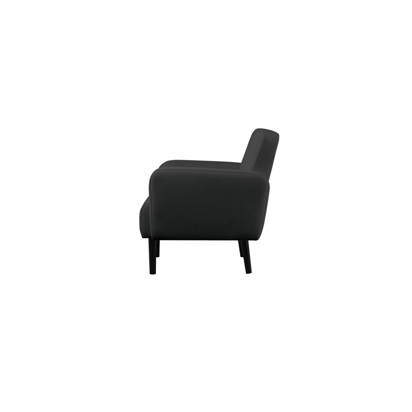 Paperflow Sofa easyChair LISBOA 176 x 83 x 81,5 cm (B x H x T) Kunstleder (79 % PVC, 21 % PES) schwarz