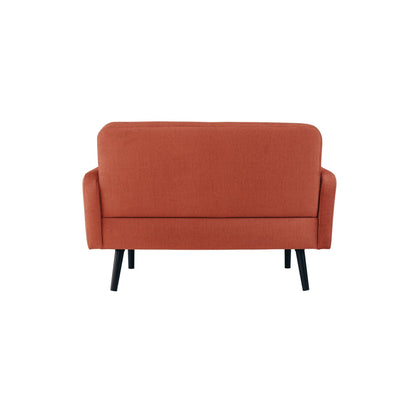 Paperflow Sofa easyChair LISBOA 124 x 83 x 81,5 cm (B x H x T) Samt (100 % Polyester) rost