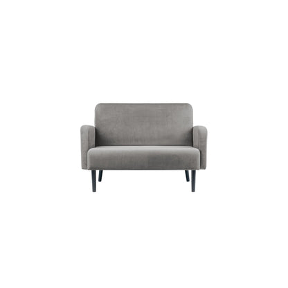 Paperflow Sofa easyChair LISBOA 124 x 83 x 81,5 cm (B x H x T) Samt (100 % Polyester) grau